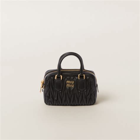 miu miu matelassé nappa leather mini-bag